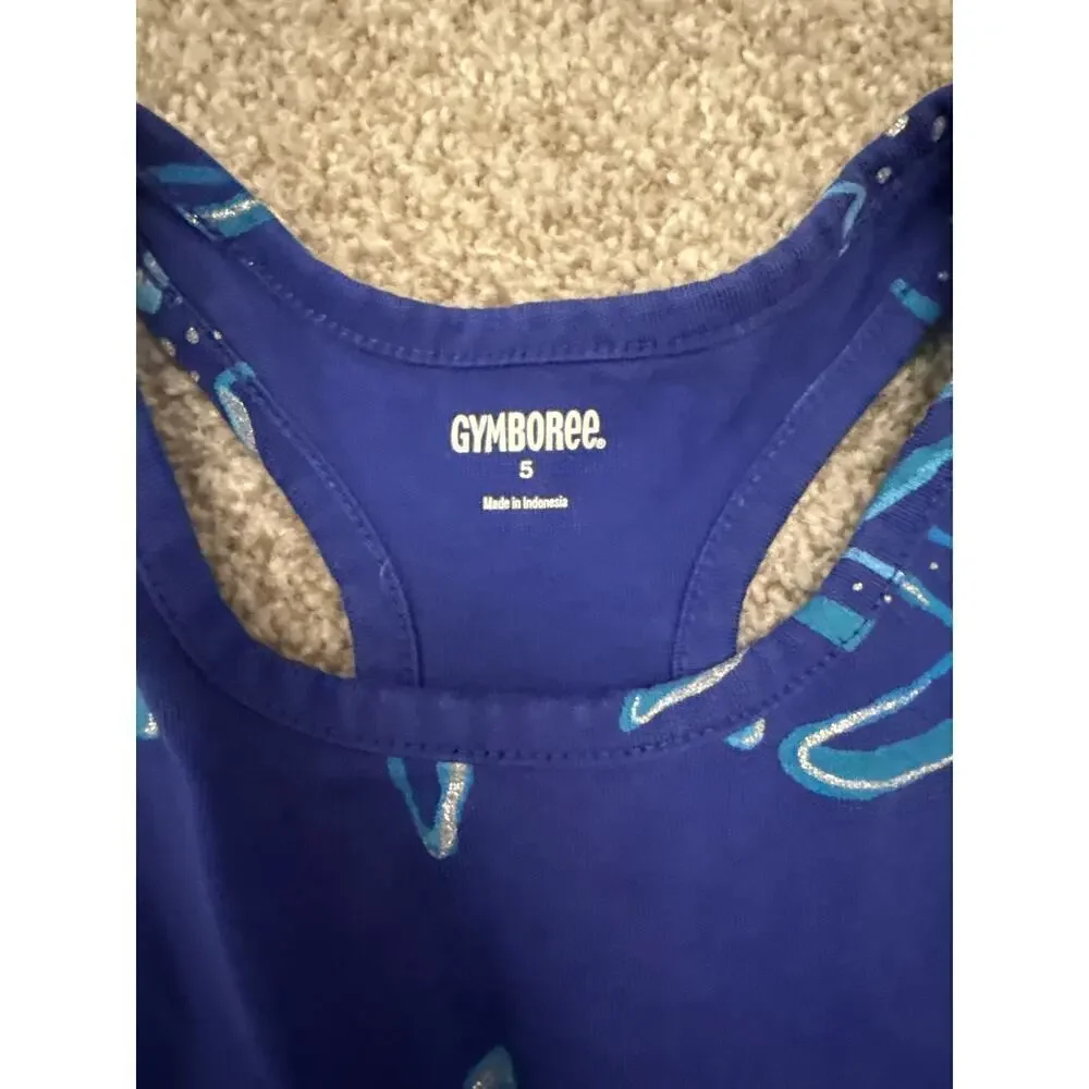 Gymboree Blue Starfish Mermaid Cove Racerback Maxi Dress, 5